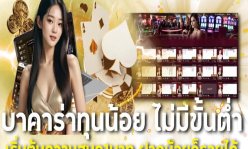 บาคาร่าทุนน้อยกำไรดี ลงทุนไม่เยอะก็รวยได้จริง!